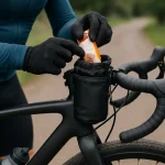 Slim ravitailleren tijdens het wielrennen met een etenszakje dat licht voelt, rammelvrij blijft en direct toegankelijk is